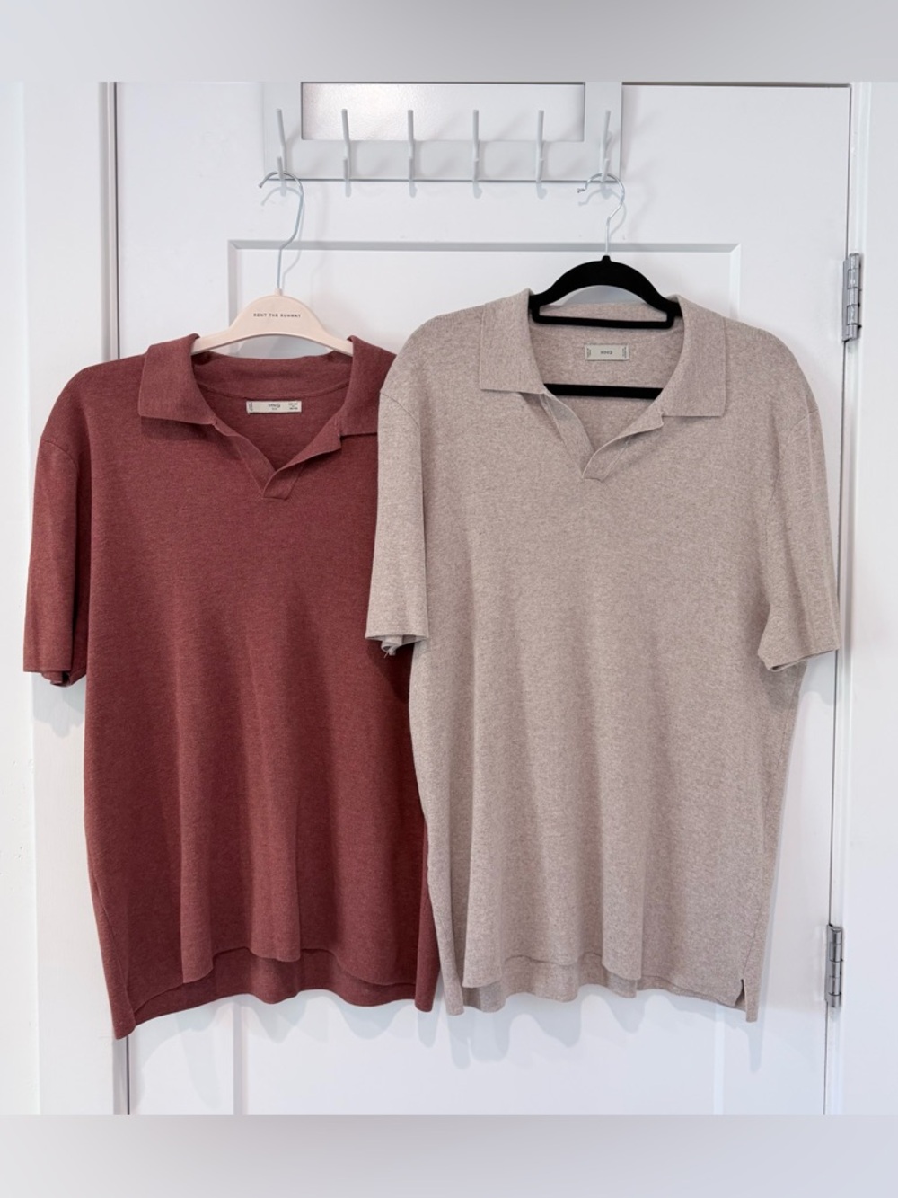 Mango Men’s FLUID LINEN POLO SHIRT - BUNDLE